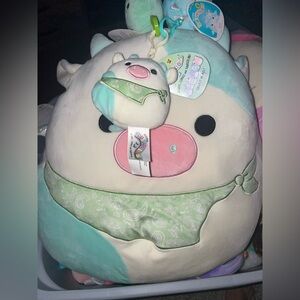 FREE CLIP Belana 🌸🐄  Squishmallows Limited edition Belana the cow with bandana
